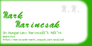 mark marincsak business card